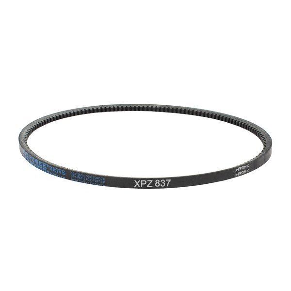 D&D XPZ837 Cogged, Metric V-Belt, 837mm Outside Length, 10 mm Top Width, 1 Ribs XPZ837 - main
